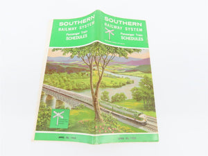 Southern Railway System Time Tables Of Passenger Trains - April 28, 1963