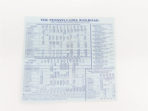 Pennsylvania Railroad Blue Ribbon Fleet Broadway Ltd. Time Table Apr. 28, 1935