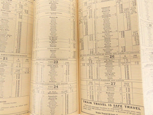 Northern Pacific Yellowstone Park Line Passenger Schedules: Fall-Winter, 1949