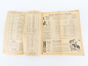 Northern Pacific Route of the Vista-Dome Passenger Train Schedules May 27, 1962