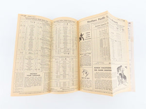 Northern Pacific Route of the Vista-Dome Passenger Train Schedules May 24, 1964