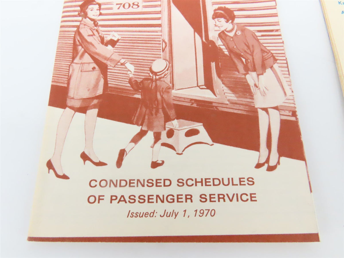 ATSF Atchison, Topeka &amp; Santa Fe Passenger Time Tables 1969-1970 (Set)