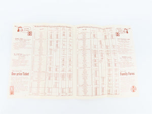 ATSF Atchison, Topeka & Santa Fe Passenger Time Tables 1969-1970 (Set)