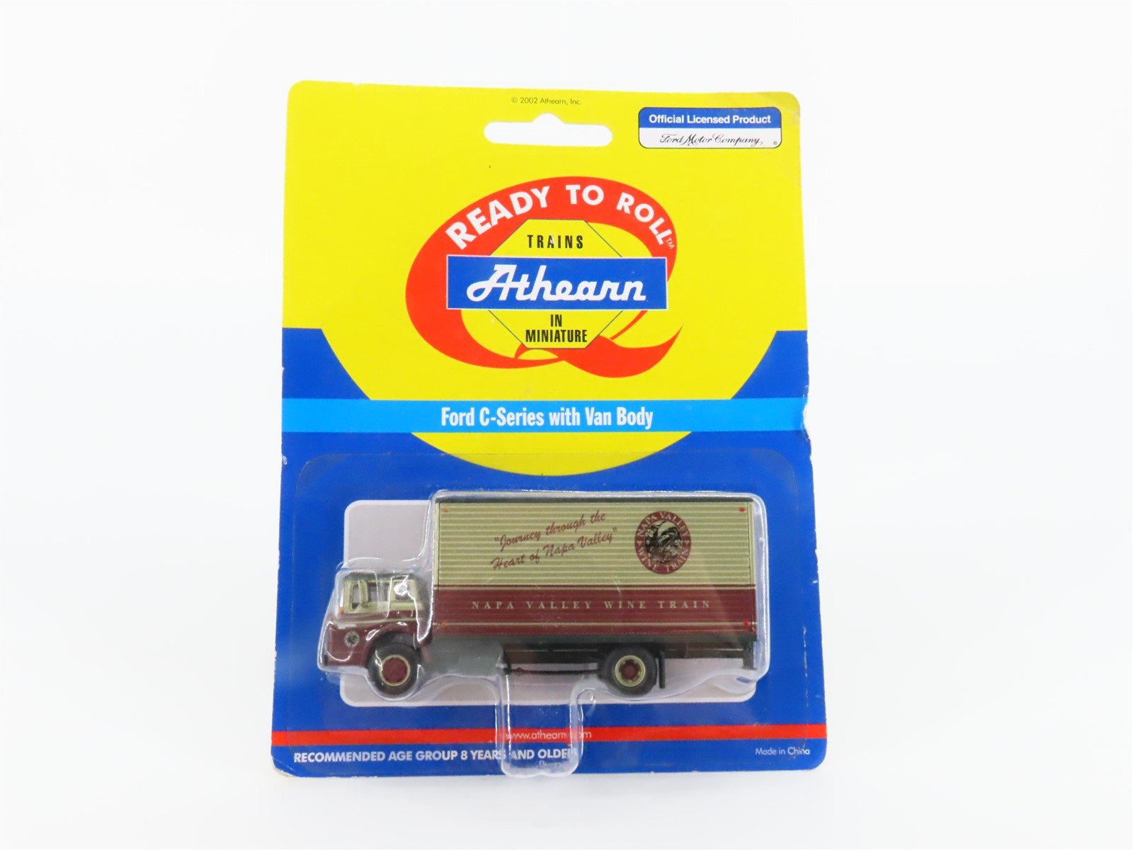 HO 1/87 Scale Athearn #8510 Ford C-Series with Van Body- Napa Valley Wine Train