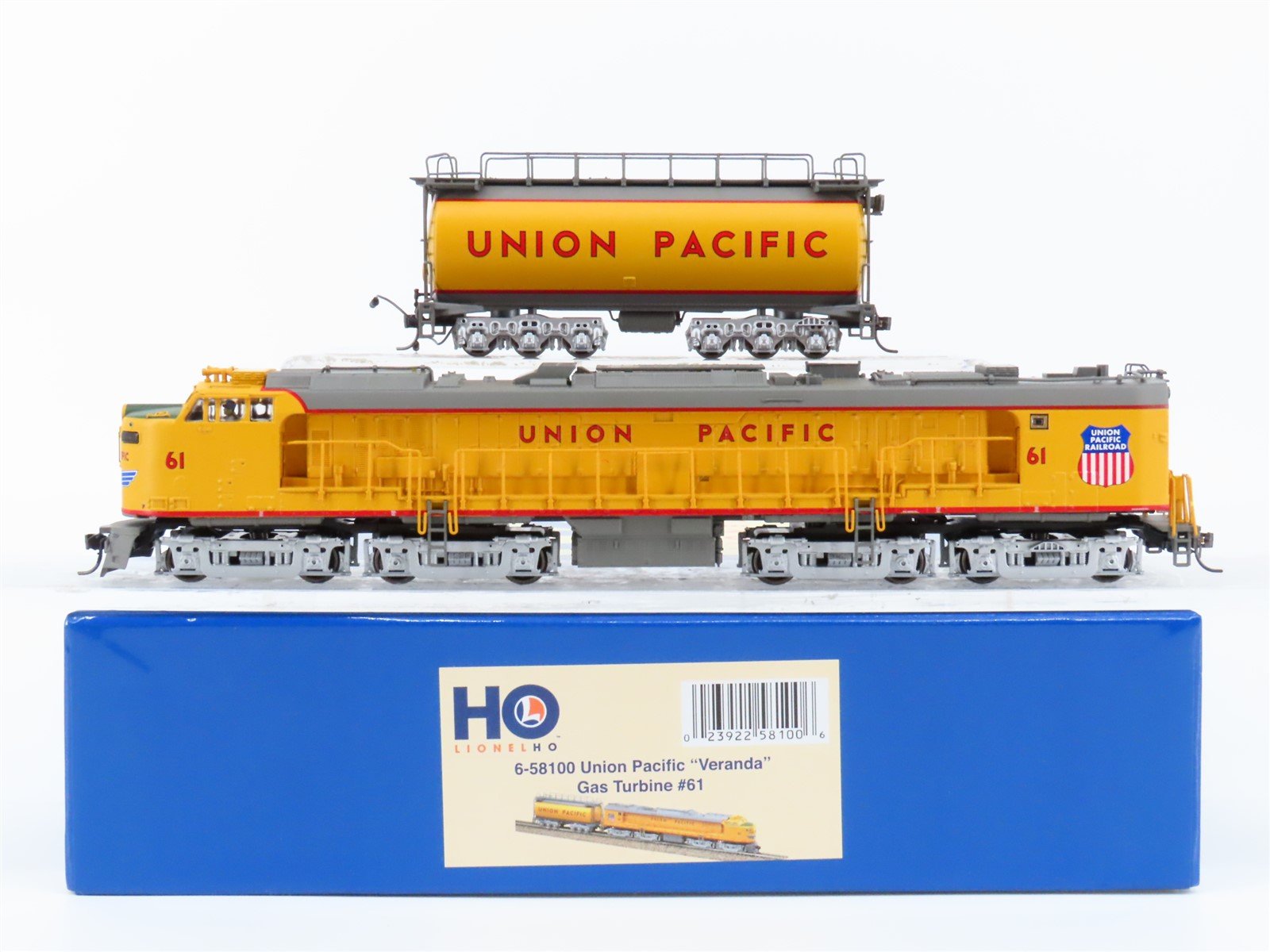 HO Scale Lionel 6-58100 UP Union Pacific "Veranda" Gas Turbine #61 w/DCC & Sound