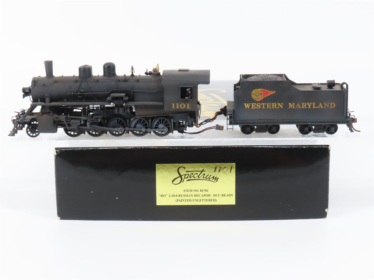 HO Bachmann Spectrum 81701 WM Fireball 2-10-0 Steam w/ DCC - Custom &amp; Weathered