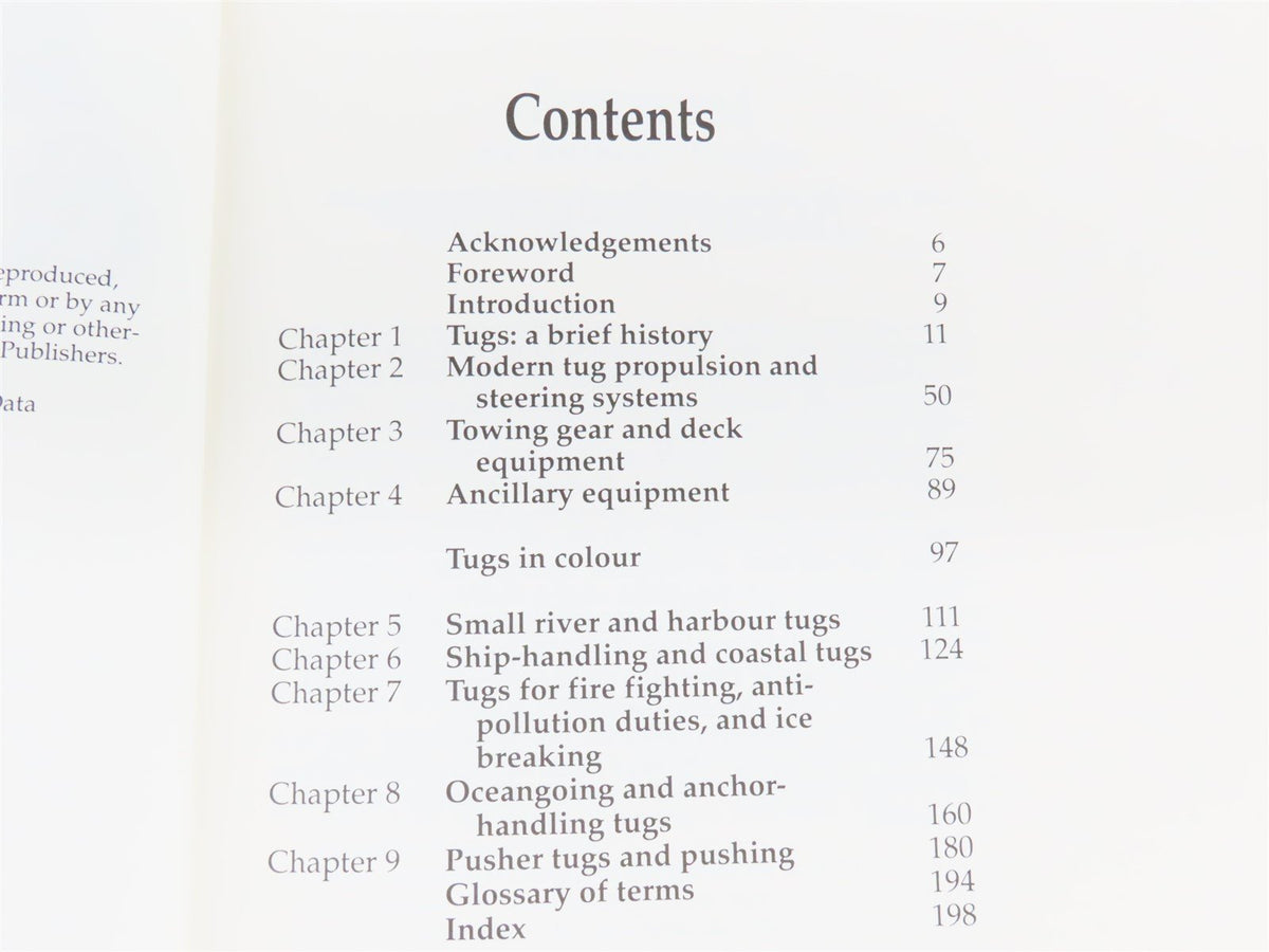Tugs &amp; Towing by M J Gaston ©1991 HC Book