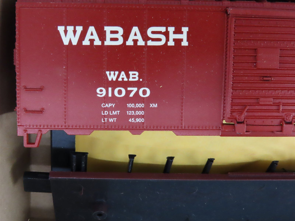 Lot of 3 HO Scale Athearn WAB Wabash 40&#39; Boxcar Kits