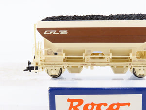 HO Scale Roco 66333 CFL Luxembourg National 2-Bay Side-Discharge Hopper #046-0