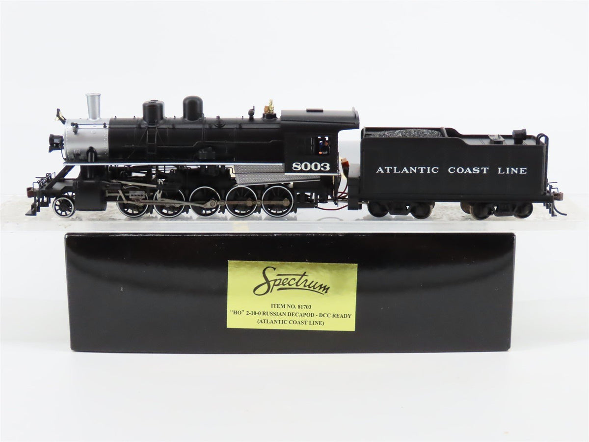 HO Scale Bachmann 81703 ACL Atlantic Coast Line 2-10-0 Steam Locomotive #8003