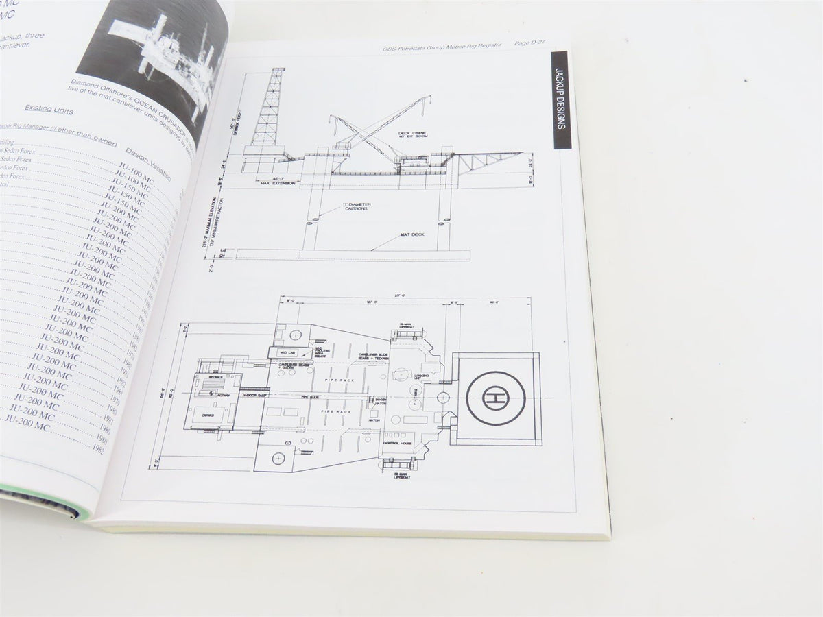 Mobile Rig Register 2001 Seventh Edition by ODS-Petrodata Group ©2001 SC Book