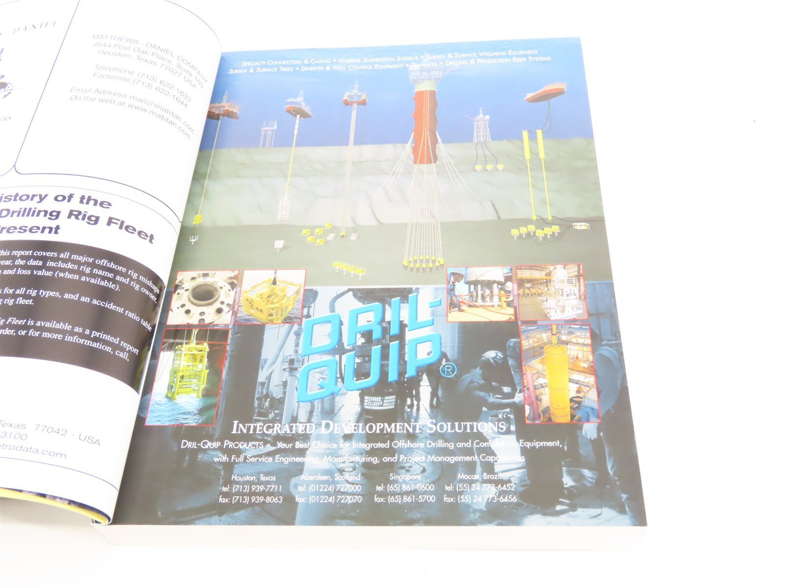 Mobile Rig Register Eighth Edition by ODS-Petrodata Group ©2002 SC Book