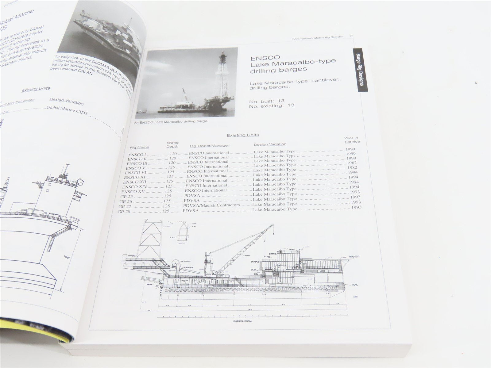 Mobile Rig Register Eighth Edition by ODS-Petrodata Group ©2002 SC Book