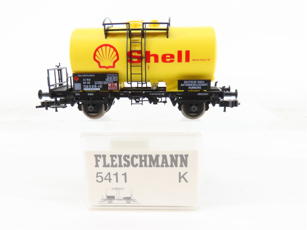 HO Scale Fleischmann 5411 DB German Shell Tank Car #720 5 015-2P