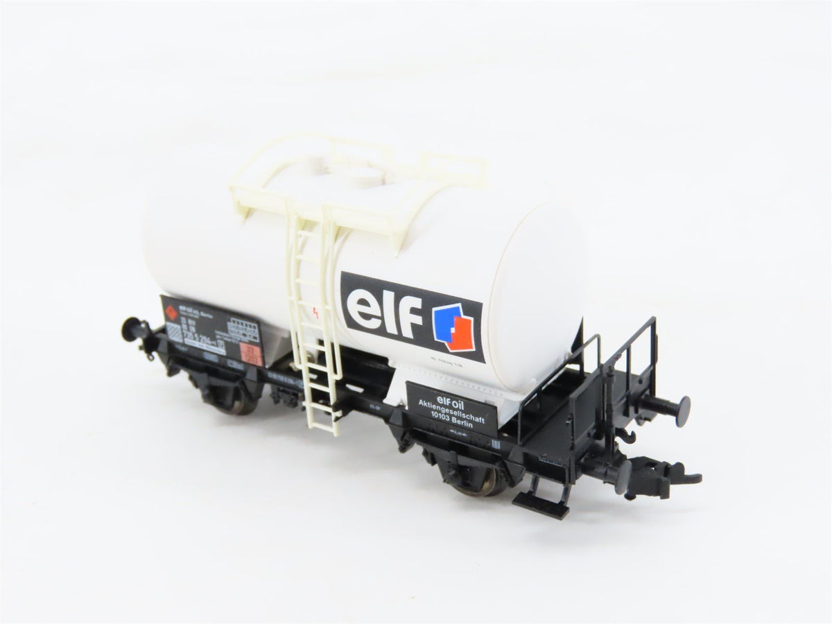 HO Scale Fleischmann 5418 DB German Elf Oil Tank Car #735 5 294-1P