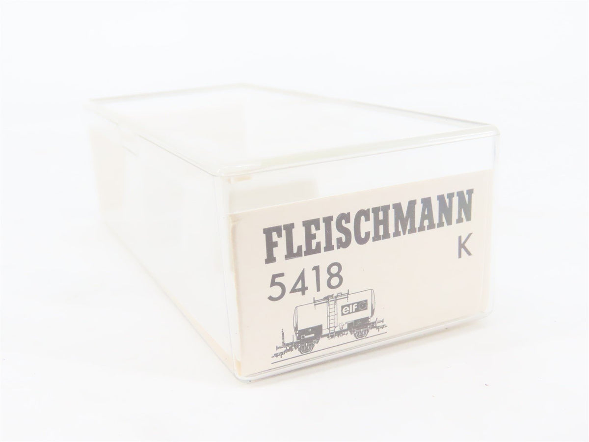 HO Scale Fleischmann 5418 DB German Elf Oil Tank Car #735 5 294-1P