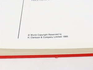 The Offshore Service Vessel Register 1985-86 by H. Clarkson & Company ©1985 HC