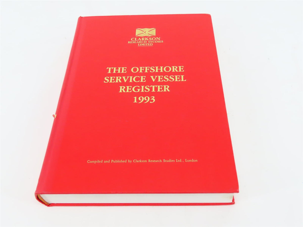 The Offshore Service Vessel Register 1993 by Clarkson Research Studies ©1993 HC