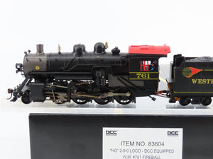 HO Scale Bachmann 83604 WM Western Maryland 2-8-0 Steam Locomotive #761 w/DCC
