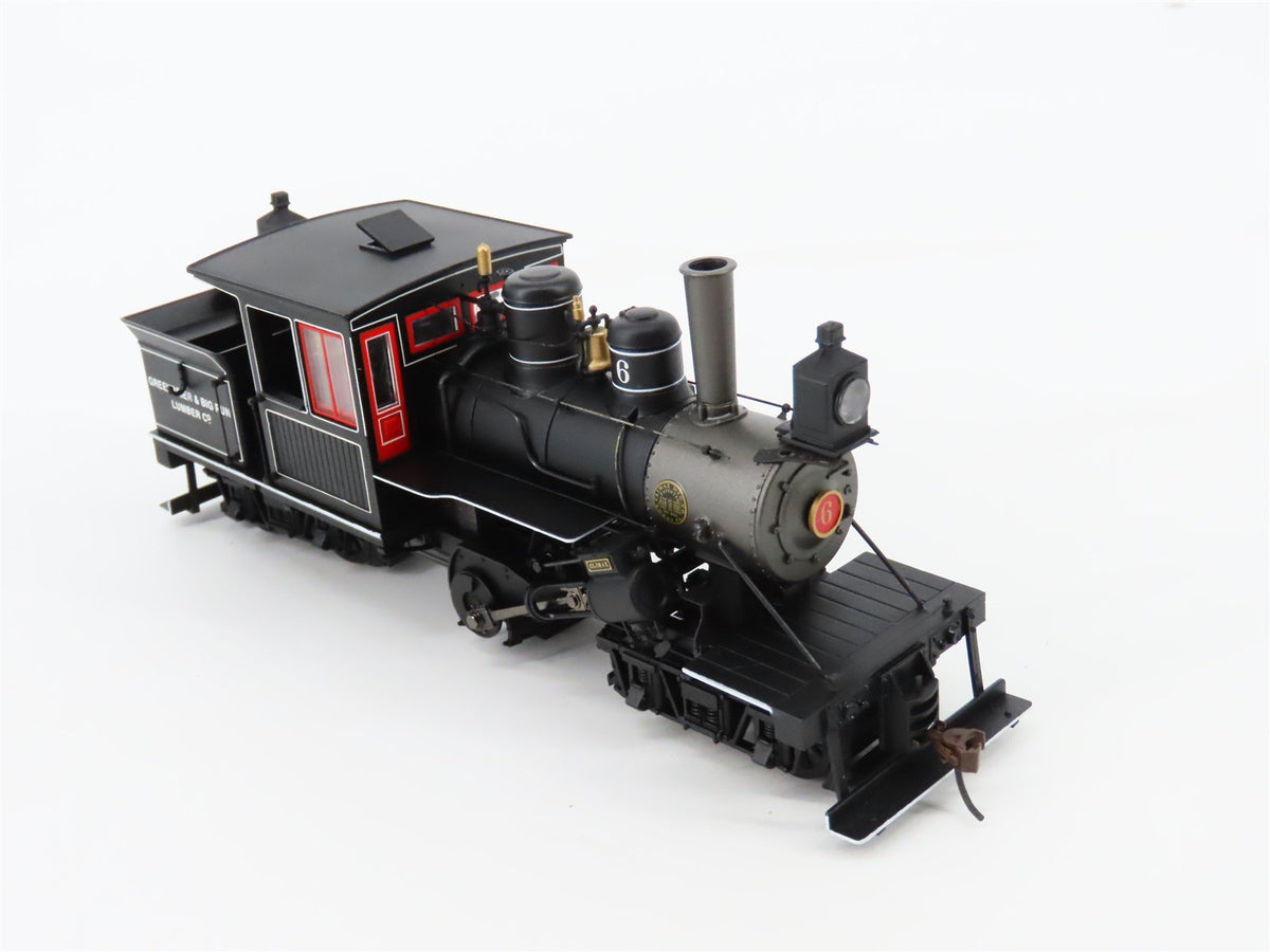 On30 Scale Bachmann 25757 Greenbrier Big Run Lumber Climax Steam Loco #6