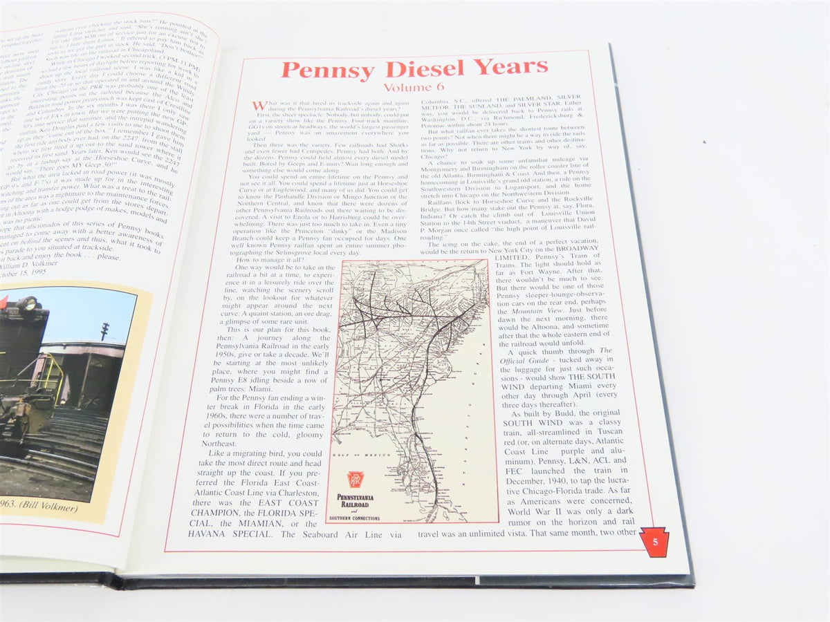 Morning Sun: Pennsy Diesel Years Volume 6 by Robert J Yanosey ©1996 HC Book