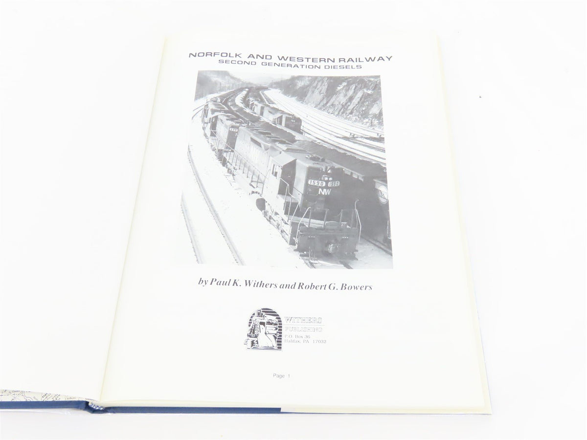 Norfolk and Western Second Generation Diesels by Withers &amp; Bowers ©1989 HC Book