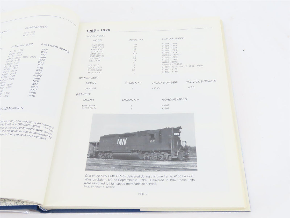 Norfolk and Western Second Generation Diesels by Withers &amp; Bowers ©1989 HC Book