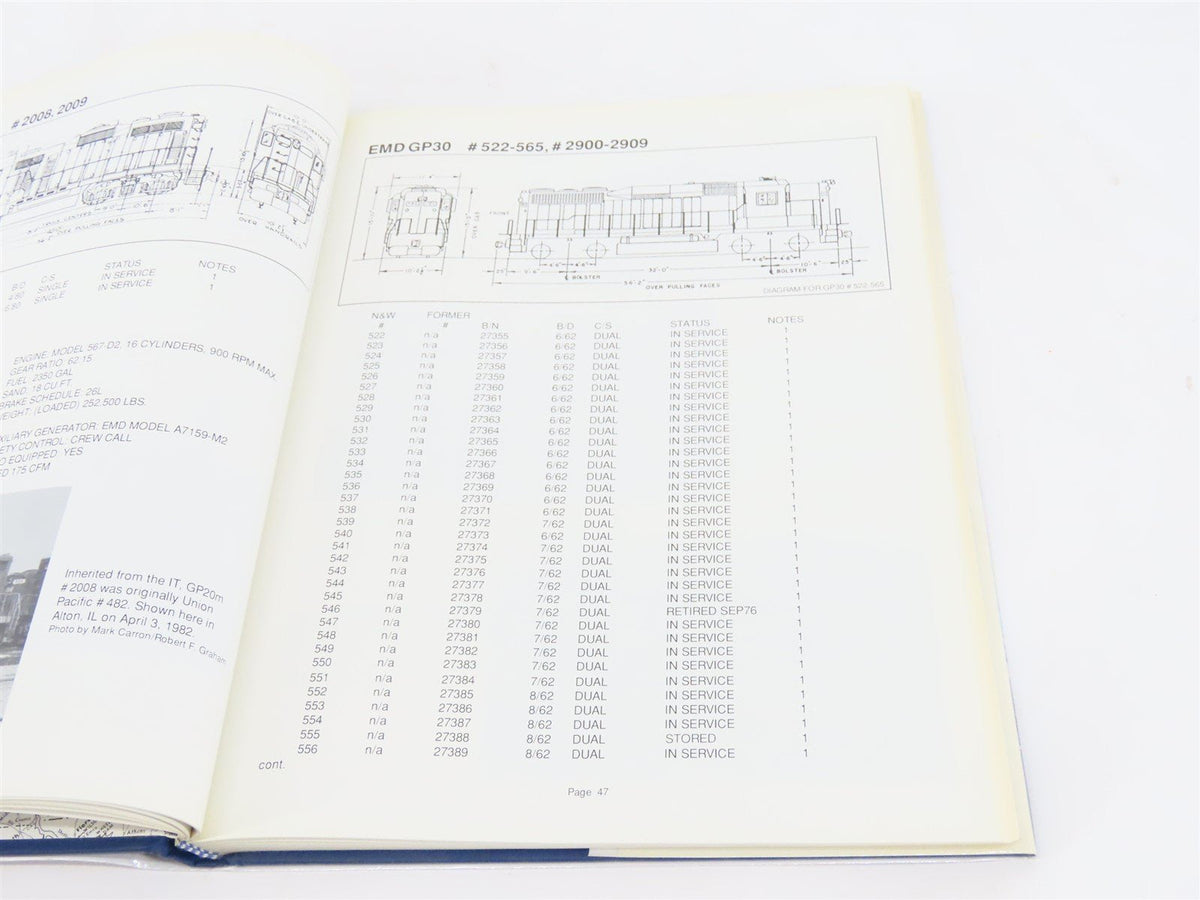 Norfolk and Western Second Generation Diesels by Withers &amp; Bowers ©1989 HC Book