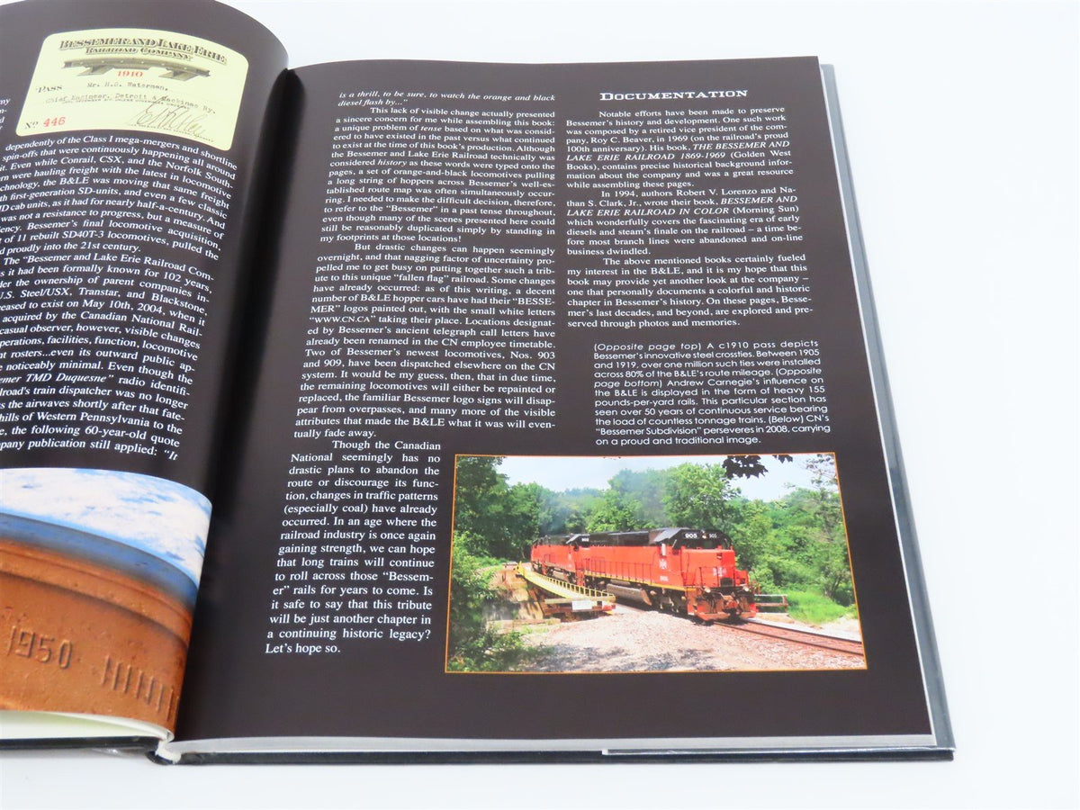 Bessemer And Lake Erie Railroad: A Tribute by Thomas K Kraemer ©2009 HC Book