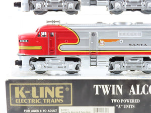 O Gauge 3-Rail K-Line K21611 ATSF Santa Fe Alco A-A Diesel Locomotive Set