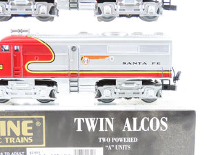 O Gauge 3-Rail K-Line K21611 ATSF Santa Fe Alco A-A Diesel Locomotive Set