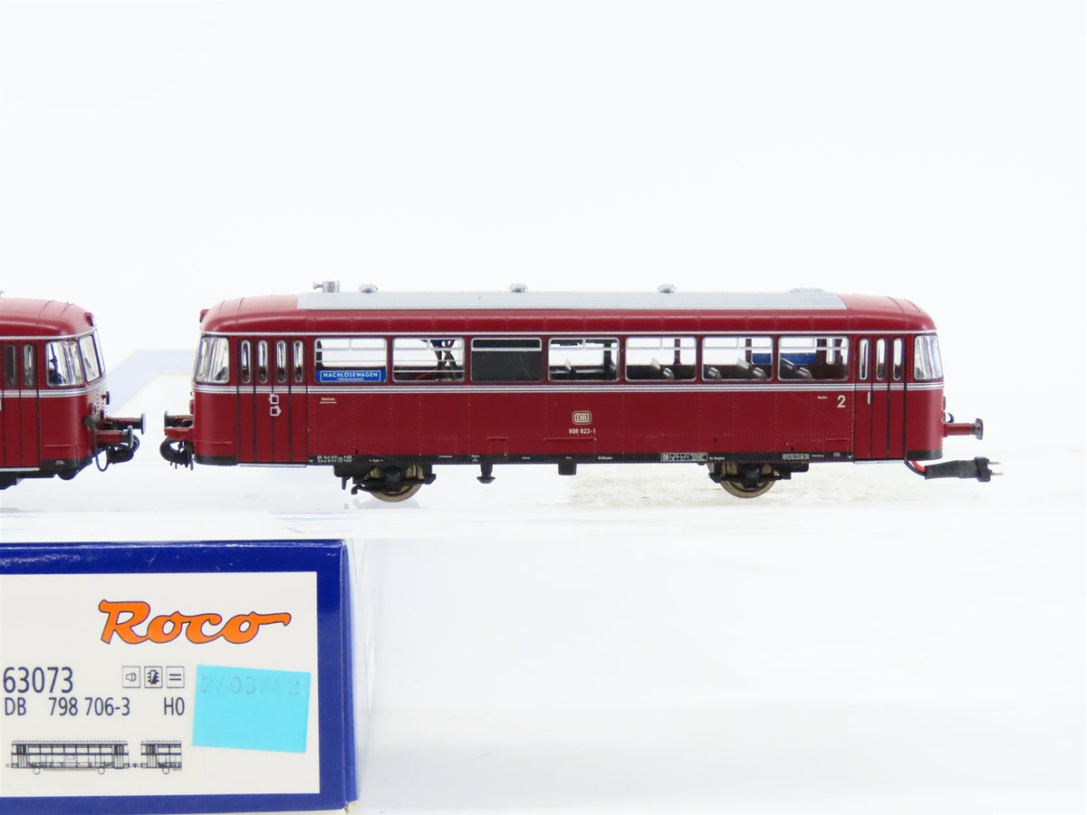 HO Roco 63073 DB German VT798 / VS998 Diesel Rail Bus 2-Unit Set w/ DCC &amp; Sound