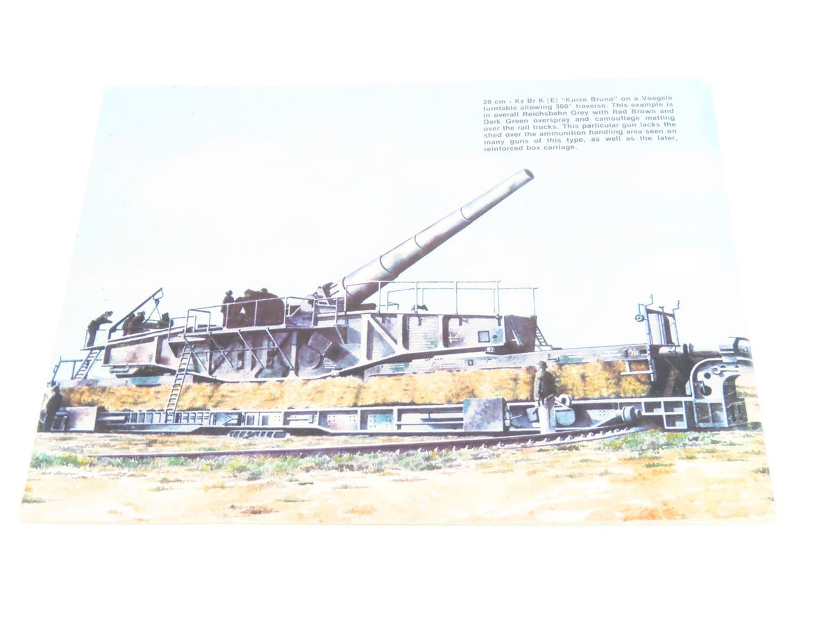 German Railroad Guns In Action Armor No.15 by Signal Publications ©1976 SC Book