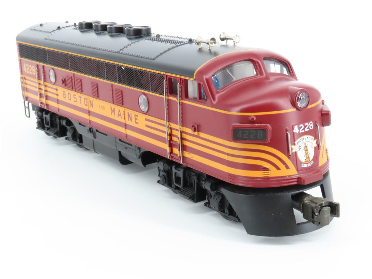 O Gauge 3-Rail MTH MT2126LP B&amp;M Boston &amp; Maine F3 A/A Diesel Locomotive Set
