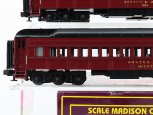 O Gauge 3-Rail MTH 30-4127 B&M Boston & Maine Passenger 2-Car Set