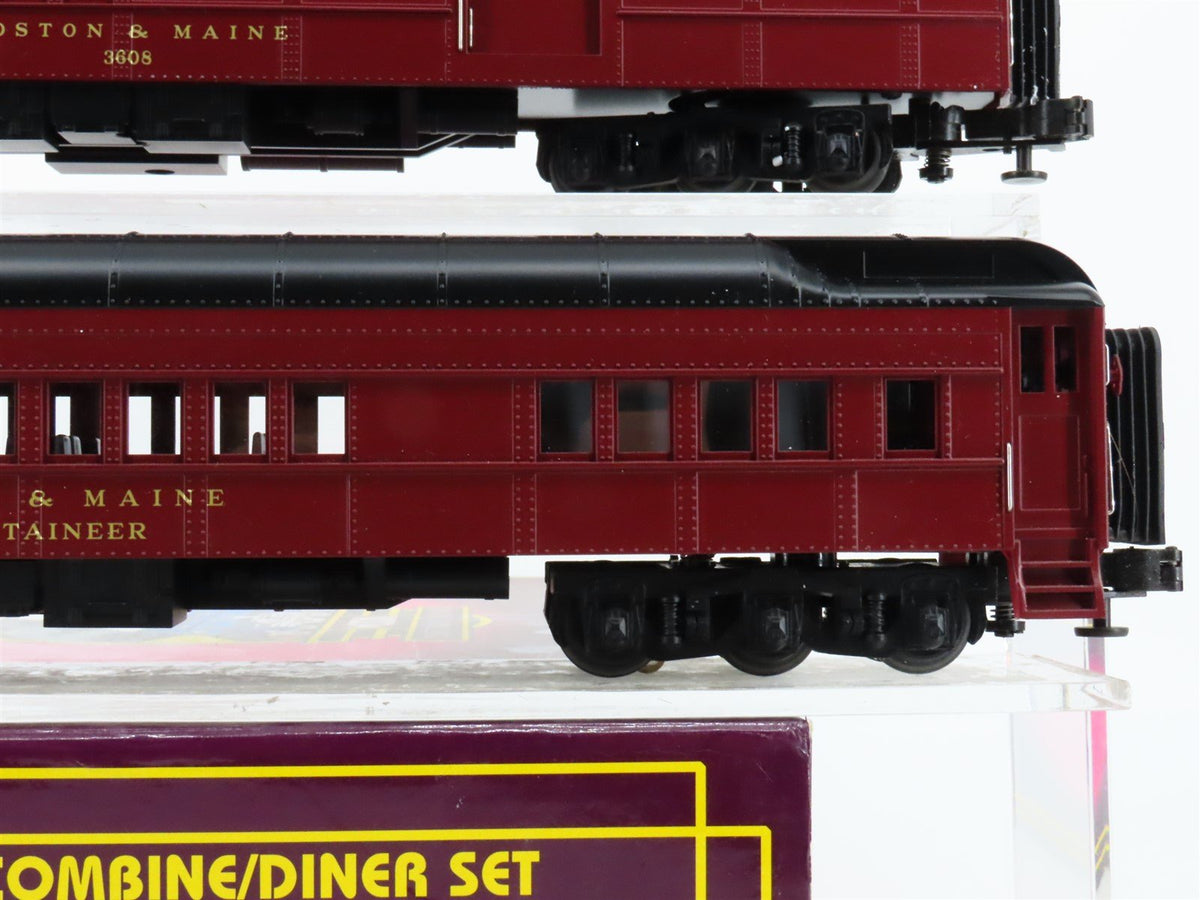 O Gauge 3-Rail MTH 30-4127 B&amp;M Boston &amp; Maine Passenger 2-Car Set