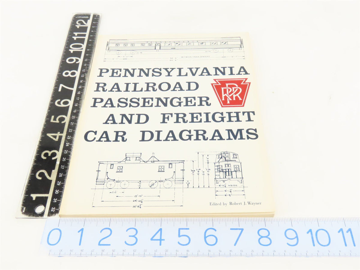 Pennsy Passenger &amp; Freight Car Diagrams by Robert J. Wayner ©1981 SC Book