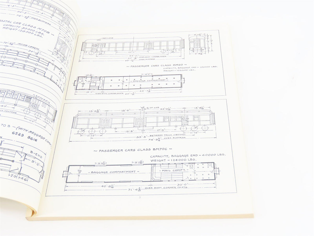 Pennsy Passenger &amp; Freight Car Diagrams by Robert J. Wayner ©1981 SC Book