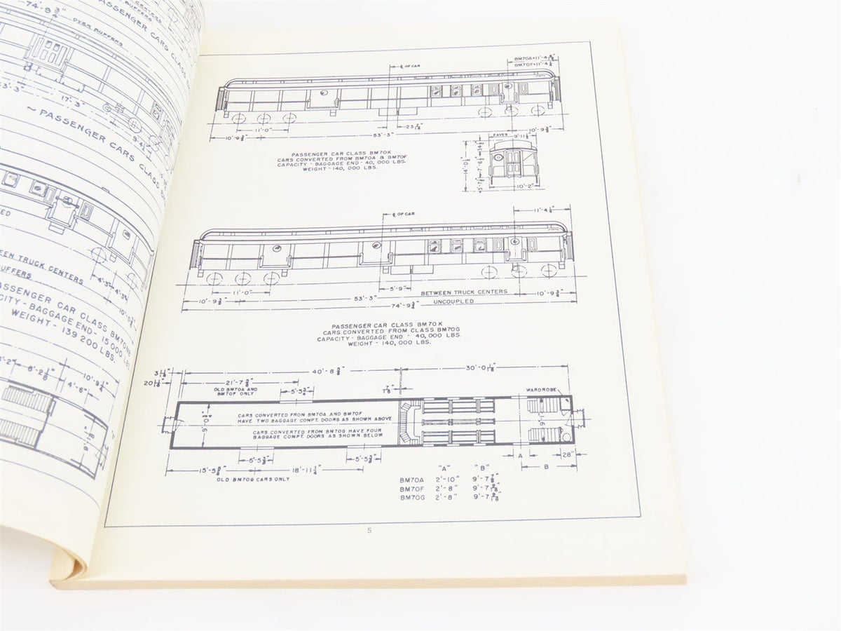 Pennsy Passenger &amp; Freight Car Diagrams by Robert J. Wayner ©1981 SC Book