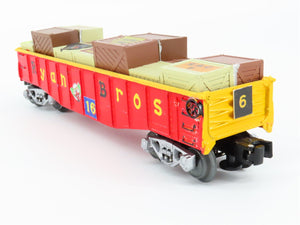 O Gauge 3-Rail Lionel Ryan Brothers Circus Gondola Car #16 Custom