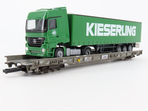 HO Scale Fleischmann 527302 DB Rollende Landstrasse Flatcar w/Kieserling Truck