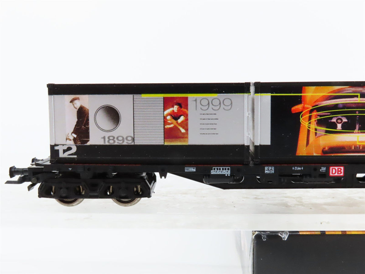 HO Scale Roco 47981 DB Opel Express Flatcar #12 w/Containers