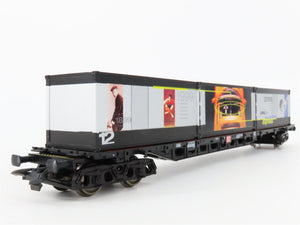 HO Scale Roco 47981 DB Opel Express Flatcar #12 w/Containers