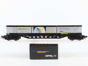 HO Scale Roco 47975 DB Opel Express Flatcar #6 w/Containers