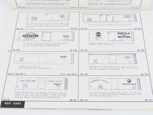 Freight Car Lettering Plan Book 25th Anniversary by Champion Decal Company ©1991