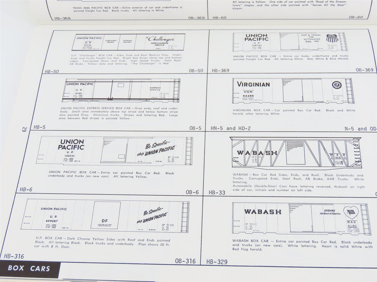 Freight Car Lettering Plan Book 25th Anniversary by Champion Decal Company ©1991