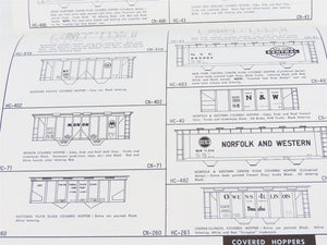 Freight Car Lettering Plan Book 25th Anniversary by Champion Decal Company ©1991