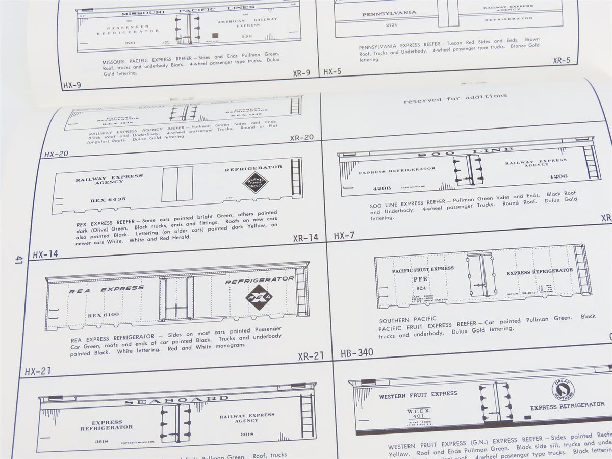 Freight Car Lettering Plan Book 25th Anniversary by Champion Decal Company ©1991