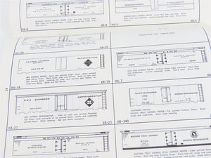 Freight Car Lettering Plan Book 25th Anniversary by Champion Decal Company ©1991