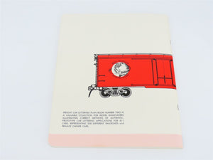 Freight Car Lettering Plan Book 25th Anniversary by Champion Decal Company ©1991